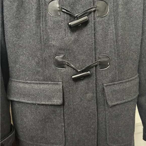 Gray Toggle Coat - Picture 3 of 8